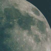 Close up of the Moon